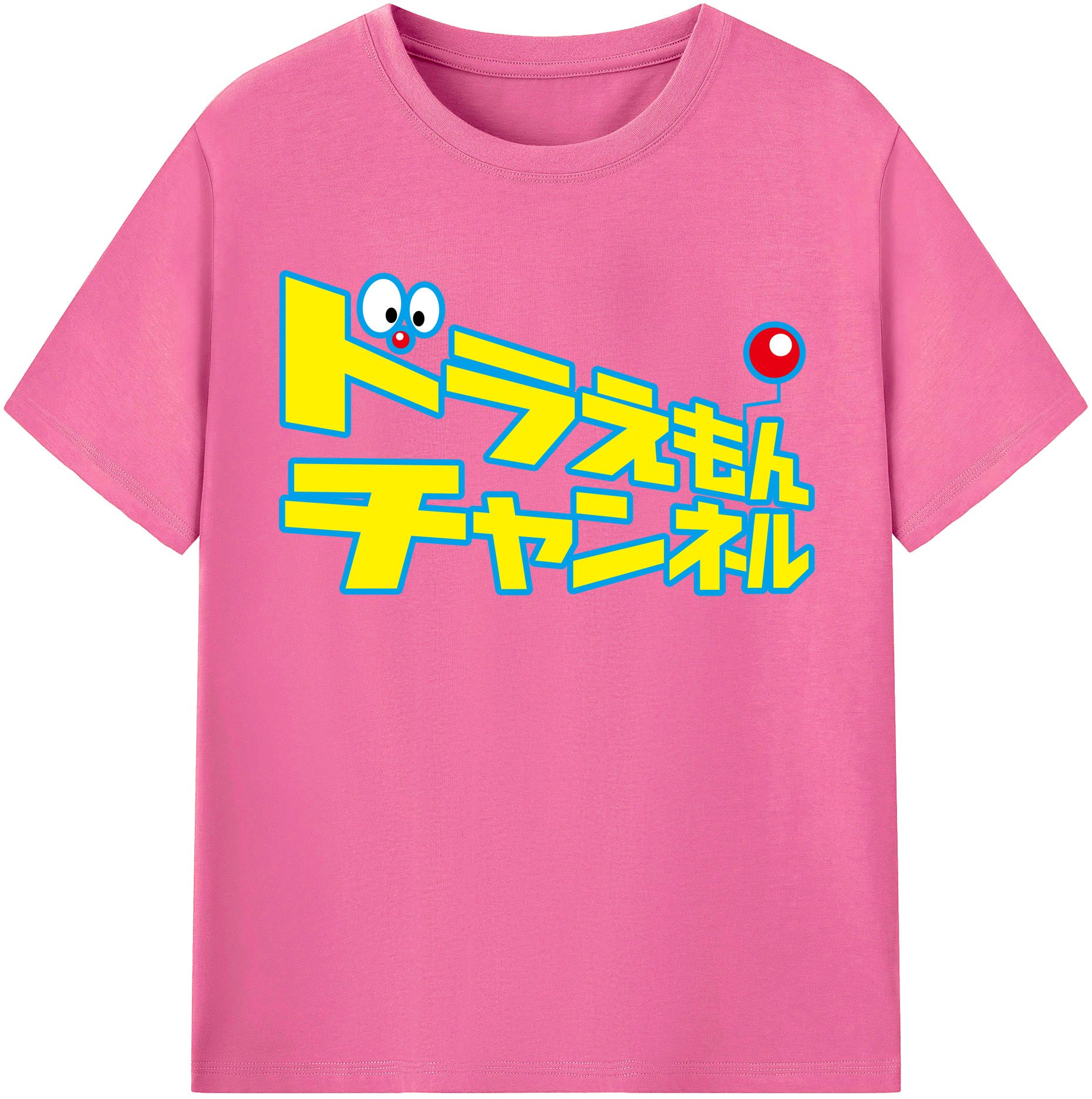 （画像用） ドラえもん Doraemon レディースカジュアルプリントTシャツ（綿100％）